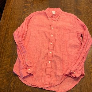 Brooks Brothers Large Irish Linen Button-down